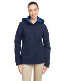 Nautica N17183 Women's Voyage Hooded Rain Jacket in Navy