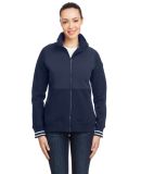 Nautica N17387 Women's Navigator Fleece Full-Zip J in Navy