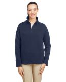 Nautica N17397 Women's Anchor Fleece Quarter-Zip S in Navy