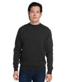Nautica N17175 Anchor Fleece Crewneck Sweatshirt in Black