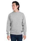 Nautica N17175 Anchor Fleece Crewneck Sweatshirt in Oxford heather