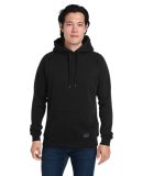 Nautica N17199 Anchor Fleece Hooded Sweatshirt in Black