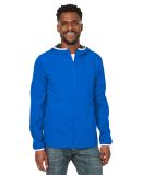 Nautica N17926 Stillwater Hooded Windbreaker in Royal