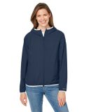 Nautica N17927 Women's Stillwater Hooded Windbreak in Navy