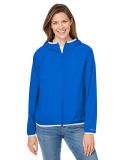 Nautica N17927 Women's Stillwater Hooded Windbreak in Royal