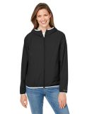 Nautica N17927 Women's Stillwater Hooded Windbreak in Black