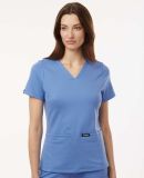 Jaanuu W30003 Women's Cesi Ultrasoft Scrub V-Neck  in Ceil blue