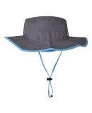 The Game Hats GB400 Ultralight Booney in Dark grey/ columbia blue