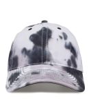 The Game Hats GB482 Tie-Dyed Twill Cap in Greyscale