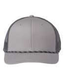 The Game Hats GB452R Everyday Rope Trucker Cap in Light grey/ charcoal