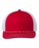The Game Hats GB452R Everyday Rope Trucker Cap in Red/ white