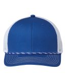 The Game Hats GB452R Everyday Rope Trucker Cap in Royal/ white