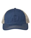 The Game Hats GB880 Soft Trucker Cap in Vintage blue/ khaki