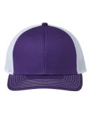 The Game Hats GB452E Everyday Trucker Cap in Purple/ white