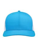 The Game Hats GB452E Everyday Trucker Cap in Aqua blue/ white