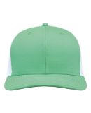 The Game Hats GB452E Everyday Trucker Cap in Light green/ white