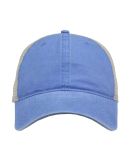 The Game Hats GB460 Pigment-Dyed Trucker Cap in Sky blue/ stone