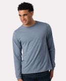 Recover EC102 Eco Long Sleeve T-Shirt in Blue rainbow