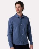 Recover EC650 Eco Button Down Shirt in Cobalt