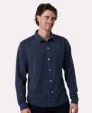 Recover EC650 Eco Button Down Shirt in Navy