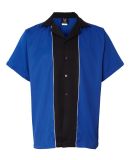 Hilton HP2246 Quest Bowling Shirt in Royal/ black
