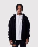 Teestyled TS9504  | HEAVYWEIGHT YKK ZIP HOODIES in Black