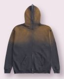 Teestyled TS9505FZ  | SUN DRIED FULL ZIP HOODIES in Sun dried black/orange