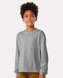 Bella+Canvas 3511Y Youth 6 oz Heavyweight Long Sle in Athletic heather