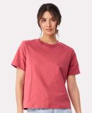 Bella+Canvas 6110 Ladies' 6oz Heavyweight T-Shirt in Vintage red