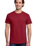 Gildan 3000 Unisex Light Cotton T-Shirt in Cherry red