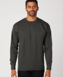 Cotton Heritage M2460 Lightweight Fleece Crewneck in Lite charcoal htr discontinued