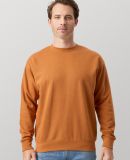 Cotton Heritage M2460 Lightweight Fleece Crewneck in Adobe