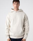 Cotton Heritage M2635 Men's Box Hoodie in Bone