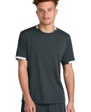 Sport Tek ST440 Sport-Tek Club Short Sleeve Crew in Irgy/white