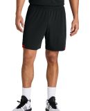 Sport Tek ST442 Sport-Tek Club 7  Short in Blk/dpred