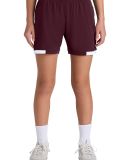 Sport Tek YST442 Sport-Tek Youth Club 5  Short in Mar/white