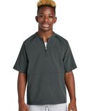 Sport Tek YJST489 Sport-Tek Youth Repeat 1/2-Zip S in Iron grey