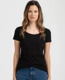0243TC Tultex 243/Ladies' Poly-Rich blend Scoop Neck tee