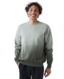 Champion Clothing CD400D Dip Dye Crewneck Sweatshi in Army ombre