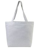 Gemline 102036 Aware Recycled Cotton Shopper Tot in Light grey