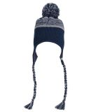 J America 5007JA Backcountry Knit Pom Beanie in Navy