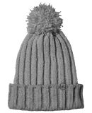J America 5008JA Cushy Knit Beanie in Grey heather