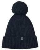 J America 5009JA Swap-a-Pom Knit Beanie in Navy