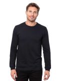 Threadfast Apparel T3001 Epic Unisex CVC Long Slee in Solid black