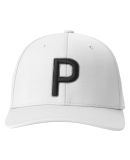 Puma 22537 P Snapback Golf Cap in Bright white