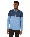 Puma 595803 Cloudspun Warm Up Quarter-Zip Pullover in Blu bell/ dk dnm