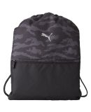 Puma 78121 Camo Drawstring Backpack in Puma black