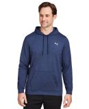 Blank hoodies Puma 534527 Cloudspun Progress Hooded Sweatshirt in Navy blazer hthr