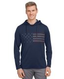 Puma Golf Puma 537474 Volition Patriotic Hooded Pullover in Navy blazer