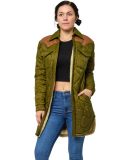 Stilo Apparel FS28446 Quilted Western Duster with  in Miltary green